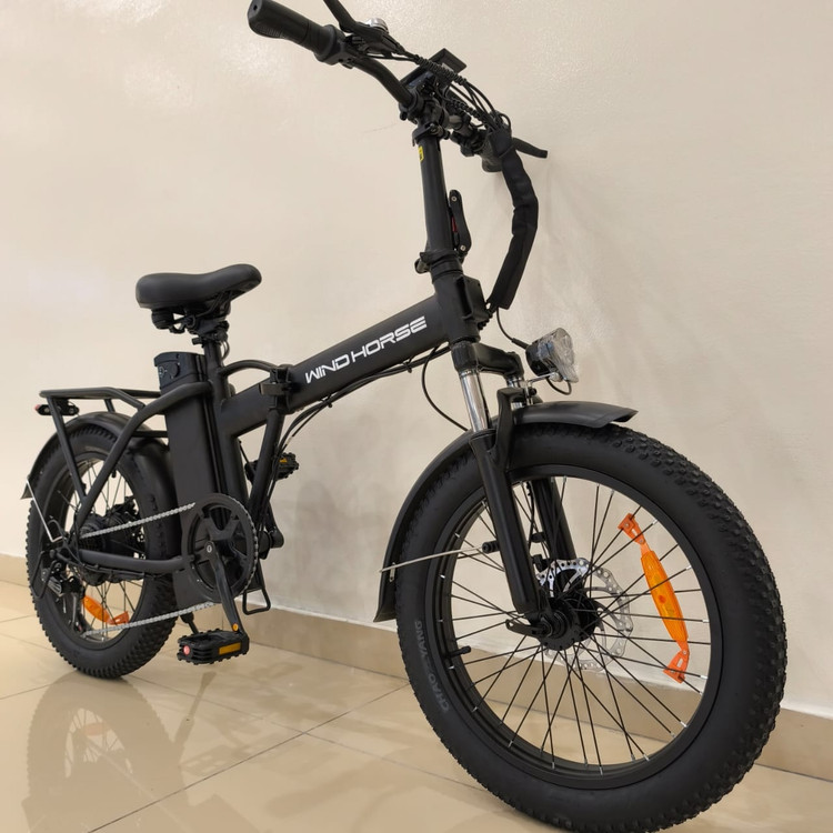 دوچرخه برقی تاشو آفرود تایر پهن WIND HORSE ( استاندارد انگلیس ) مدل W4A