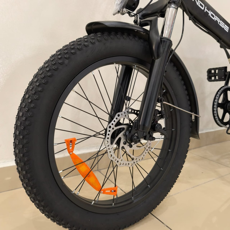 دوچرخه برقی تاشو آفرود تایر پهن WIND HORSE ( استاندارد انگلیس ) مدل W4A